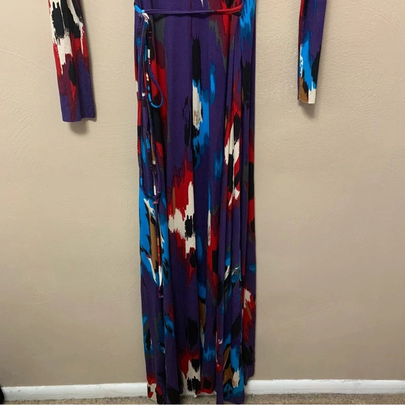 Rachel Pally Long Sleeve Maxi Wrap Dress Size XS NWT New - Picture 5 of 10